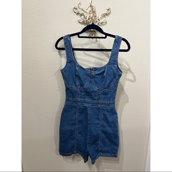 URBAN BLISS 👖 Corset romper in blue - Picture 3 of 4